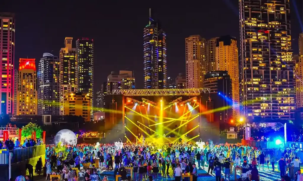 Dubai events tonight featuring nightlife and live entertainment in UAE